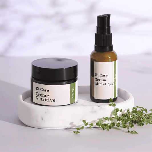 Bodegon Rutina Antiedad Antioxidante Básica: Crema Nutritiva y Serum Mimetique