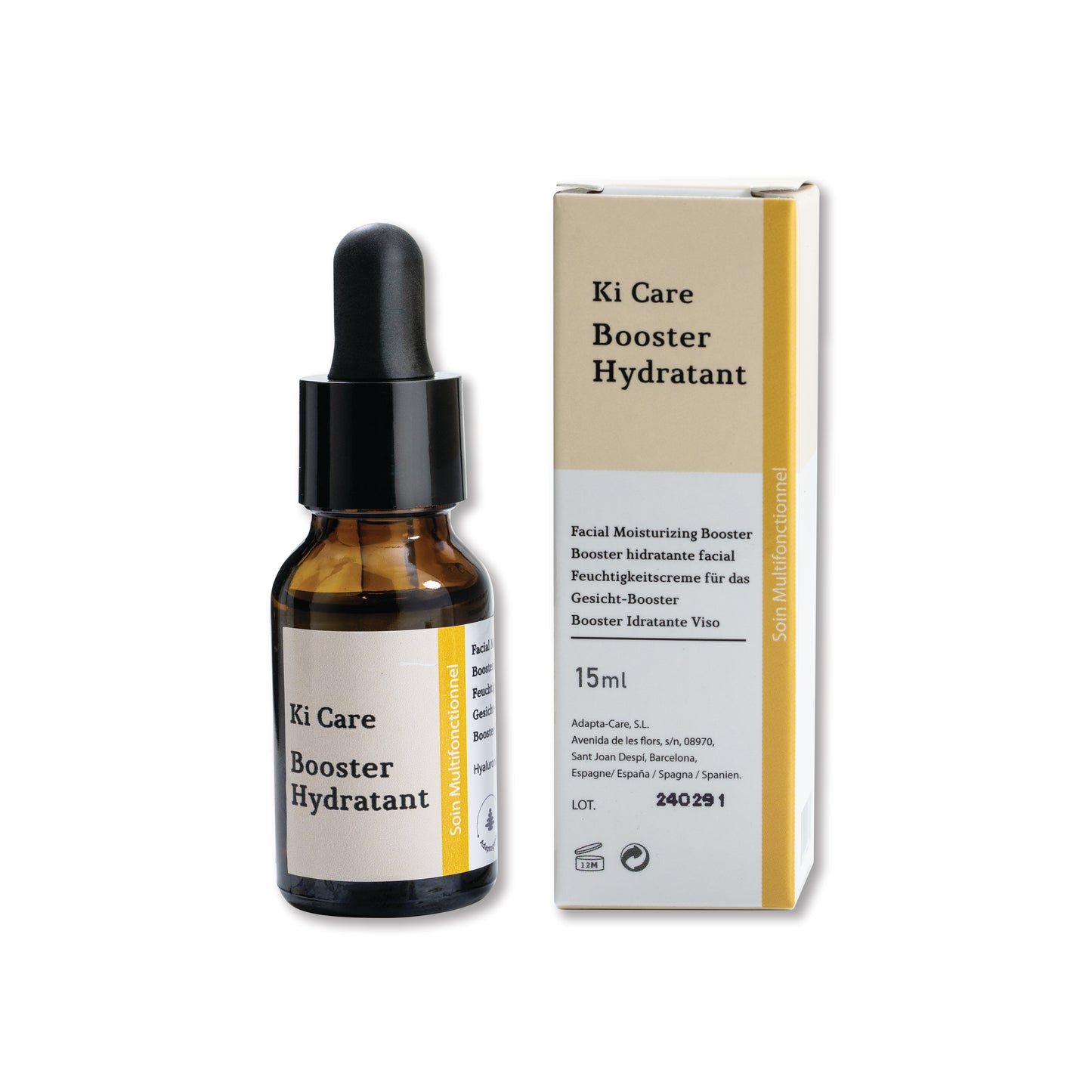 Moisturizing Booster Hidratación Profunda_Ki-Care_Empaque