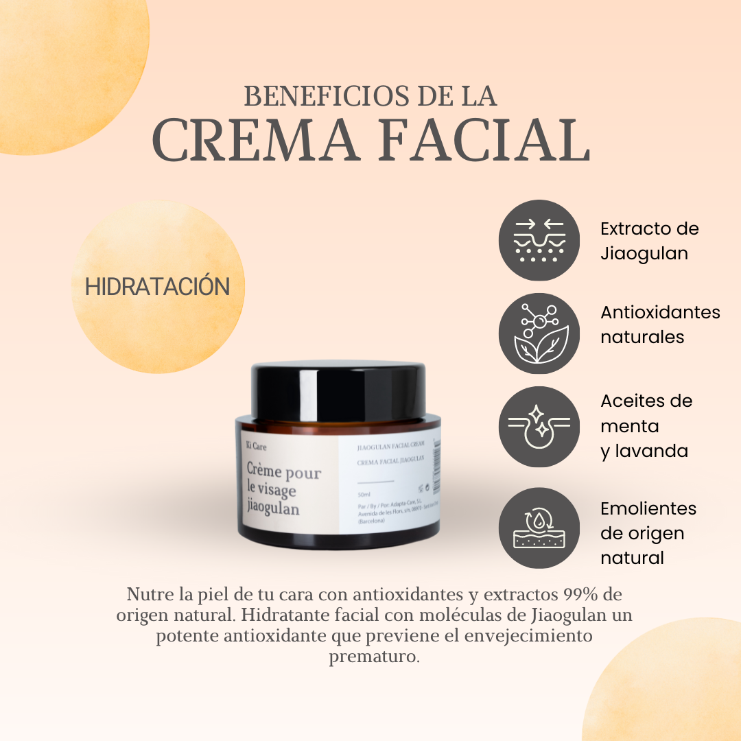 Rutina Facial: Pack de Crema Hidratante Facial_Beneficios_Ki Care